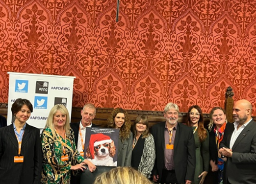 Unsung Heroes in 2024 at the All Party Parliamentary Dog Advisory Welfare Group – Guest Speaker Yellow Dog UK’s Alison Gibson-Stark